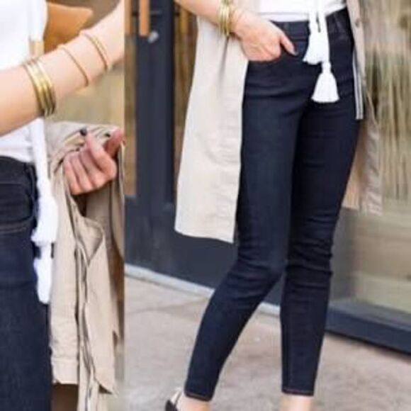 Baldwin dark wash tapered leg small business size 30 jeans - Picture 1 of 4